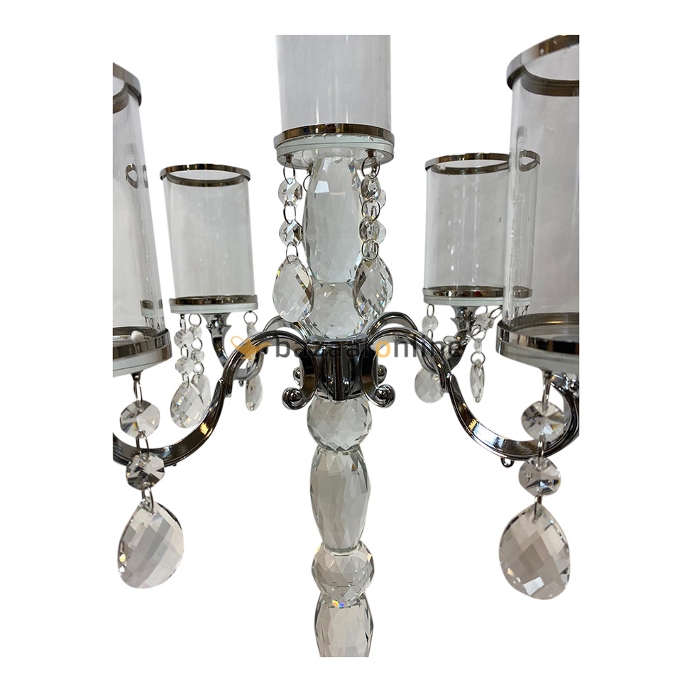 Kandelaar Marie - 60 cm - Zilver