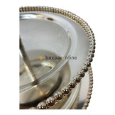 Etagère zilver 3-laags rond