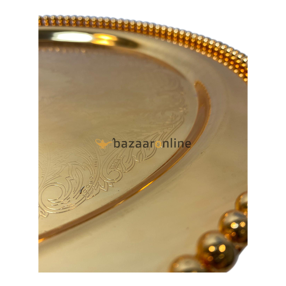 Taartplateau met deksel - Goud