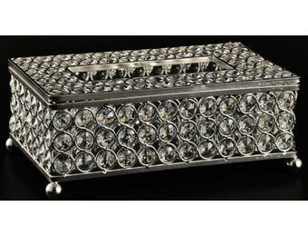 Servettenbox Zilver