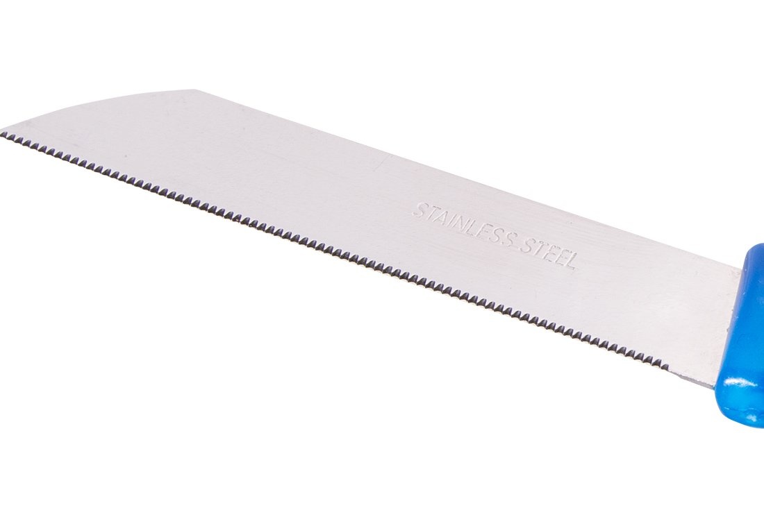 6-delige gekartelde messenset - blauw