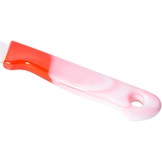 6-delige aardappel schilmesjes met kartelrand - rood