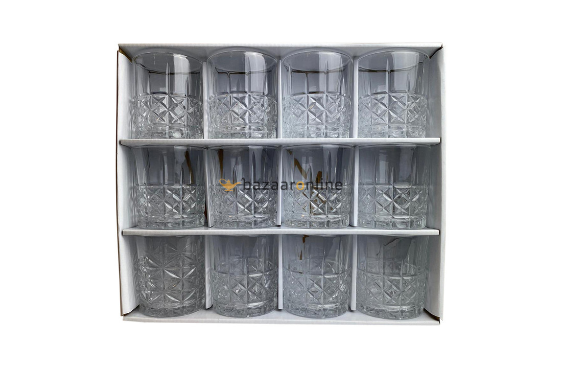 Whiskey glazen Bonnie - 12 stuks