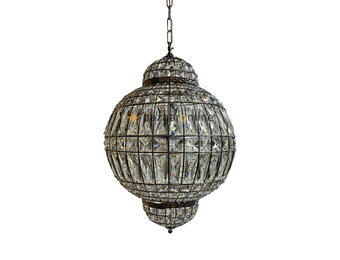 Hanglamp Casablanca  Zilver Ø 40 - Oosters hanglamp