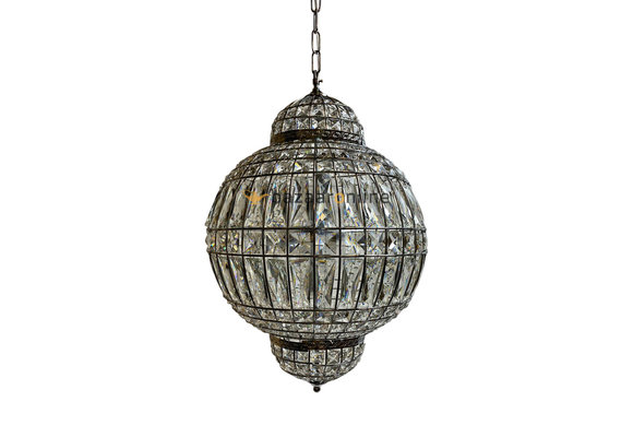 Hanglamp Casablanca  Zilver Ø 40 - Oosters hanglamp