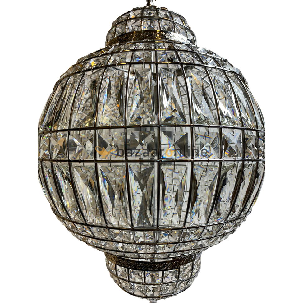 Hanglamp Casablanca  Zilver Ø 40 - Oosters hanglamp