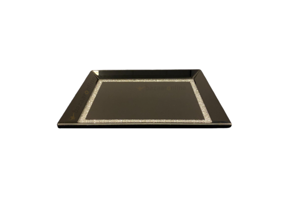 Dienblad Julia - Klein - 25 x 40 cm - Zwart