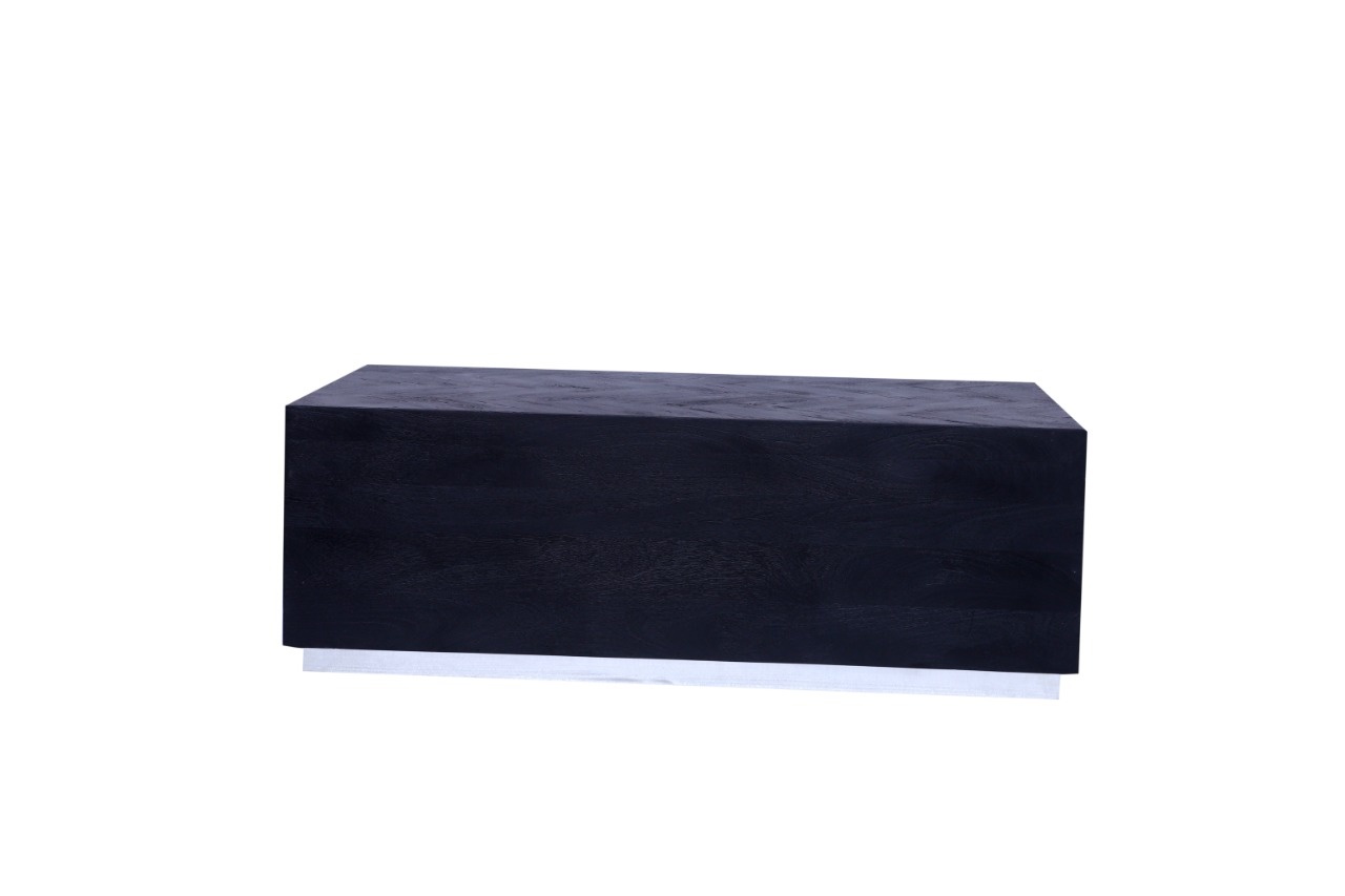 Black Bonito - Bloktafel - visgraat look - 130 x 70 cm