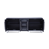 Dressoir Black Bonito - visgraat look - 200x40x85cm