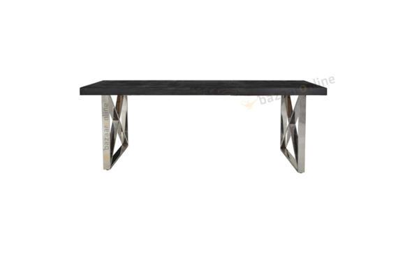Eettafel Rixos Black Bonito - visgraat look