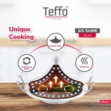 Tajine pan - Teffo - 30 cm - Wit Aardewerk