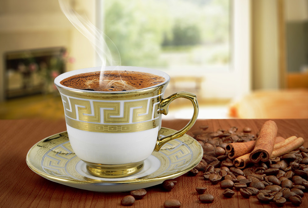 Koffieset - Cacy - Goud