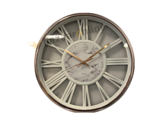 Klok Ferna - Rose / Wit - 40 CM - Wit Marmer