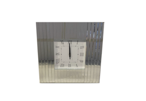 Maron Mirror - Klok - Stil Uurwerk - 50 x 50 cm - Spiegelglas