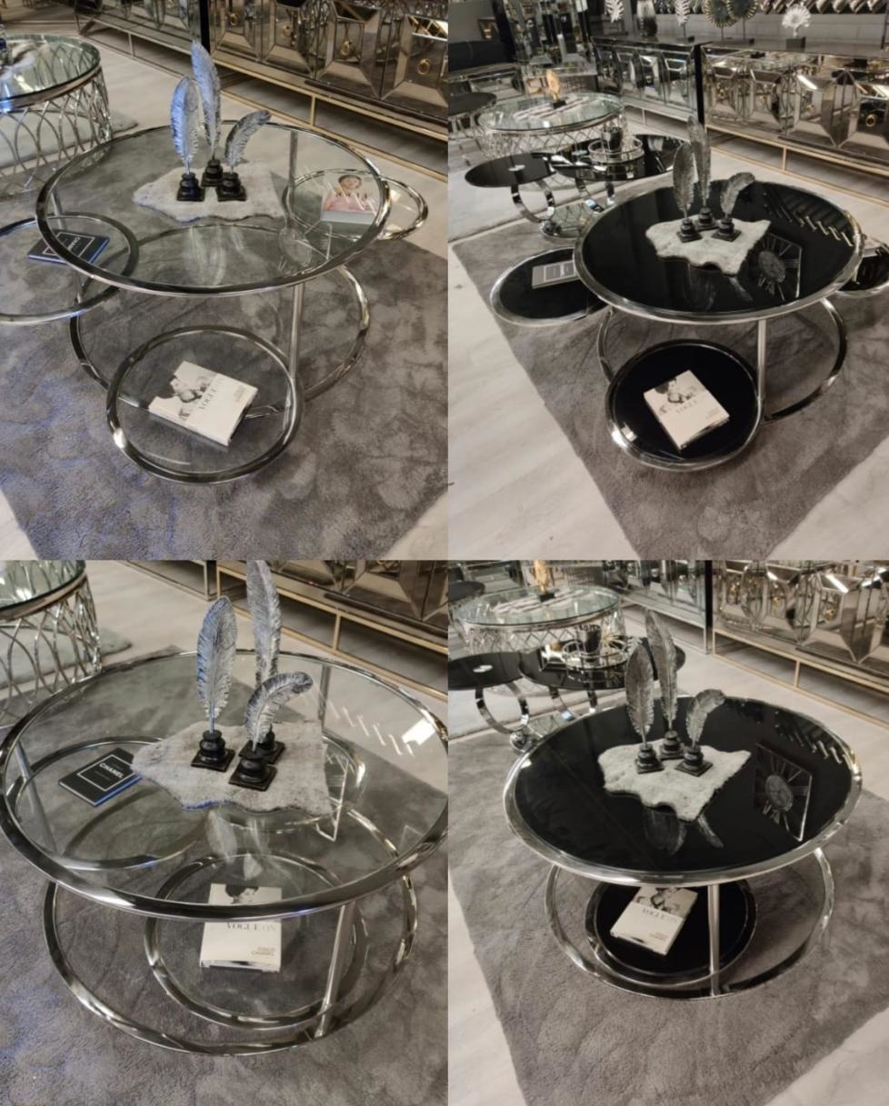 Salontafel Debi Zwart (verstelbaar)