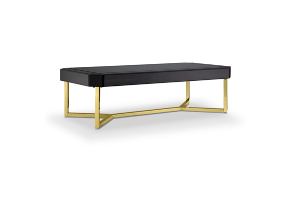 Salontafel Awanos Spiegel Glas -  Goud