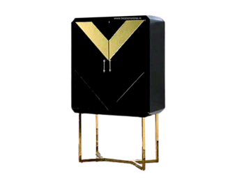 Vitrinekast Awanos Spiegel Glas -  Goud