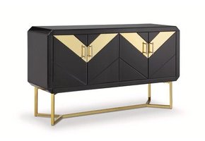 Dressoir Awanos Spiegel Glas -  Goud