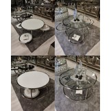 Salontafel Debi Wit glas