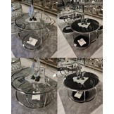 Salontafel Debi Wit glas