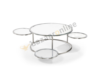 Salontafel Debi Wit glas