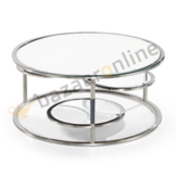 Salontafel Debi Wit glas