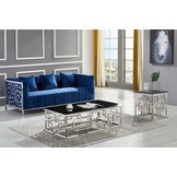 Salontafel Bade Zwart Marmer 130 x 70 cm