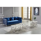 Salontafel Bade Wit Marmer 130 x 70 cm