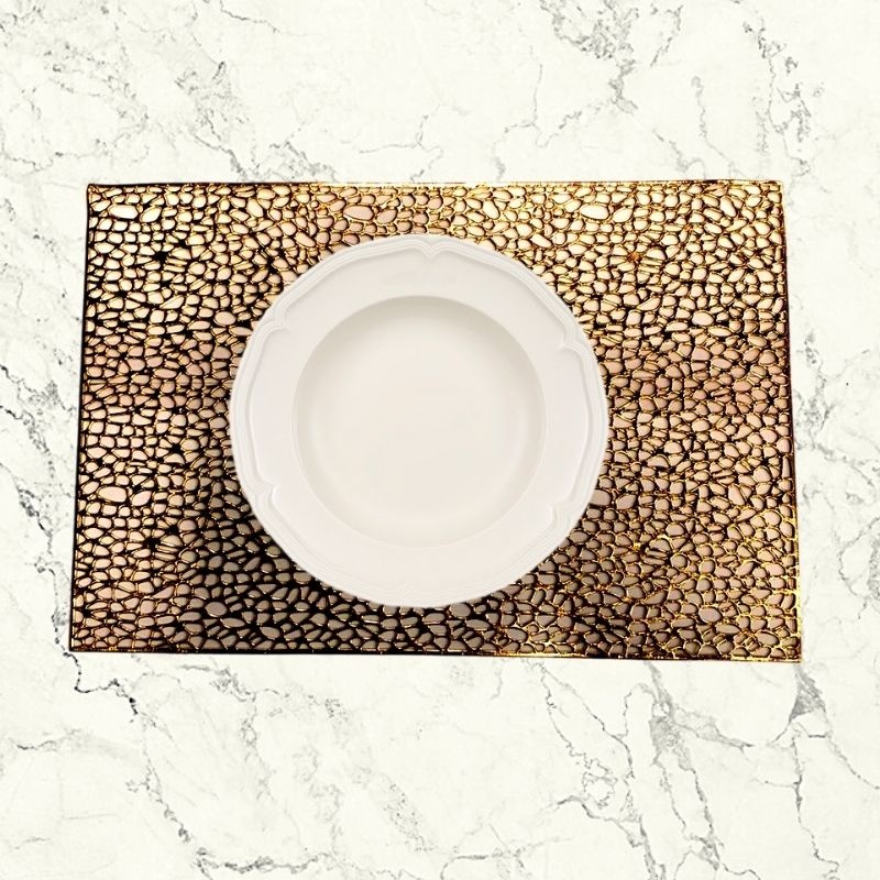 Placemat Veins Goud 30 x 45 cm