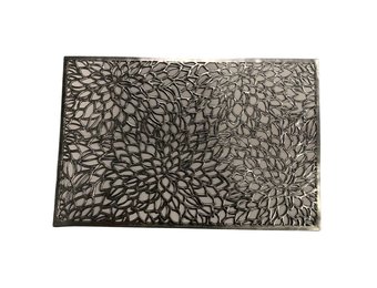 Placemat Pioen Zilver 30 x 45 cm