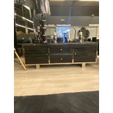 TV-Meubel Rixos Sleeper Wood  Black 160 x 45 x 42 cm