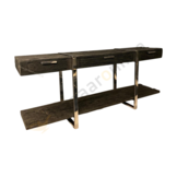 Wandmeubel Rixos Black Sleeper Wood met lades 180 x 80 cm