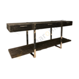 Wandmeubel Rixos Black Sleeper Wood met lades 180 x 80 cm