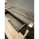 Wandmeubel Rixos Black Sleeper Wood met lades 180 x 80 cm