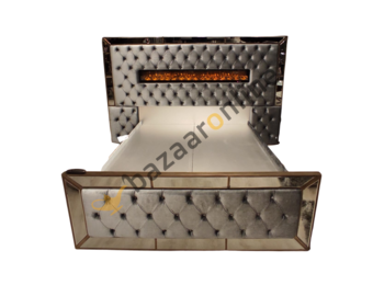 Boxspring Dubai Metallic Grey