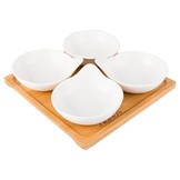 Schalenset - Bamboe - 5 delen - Porselein