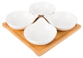 Schalenset - Bamboe - 5 delen - Porselein