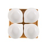 Schalenset - Bamboe - 5 delen - Porselein