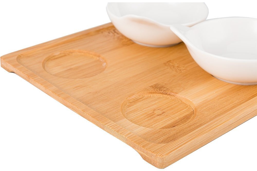 Schalenset - Bamboe -  5 delen - Porselein