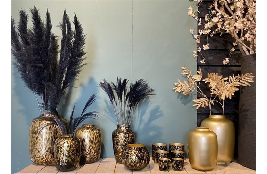 De trend van dit jaar - Goudkleurige decoratie vazen - Bazaaronline