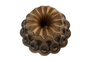 Cakevorm - Brons/Zwart - Flower - Bakvorm