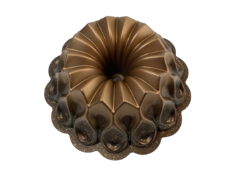 Cakevorm - Brons/Zwart - Flower - Bakvorm