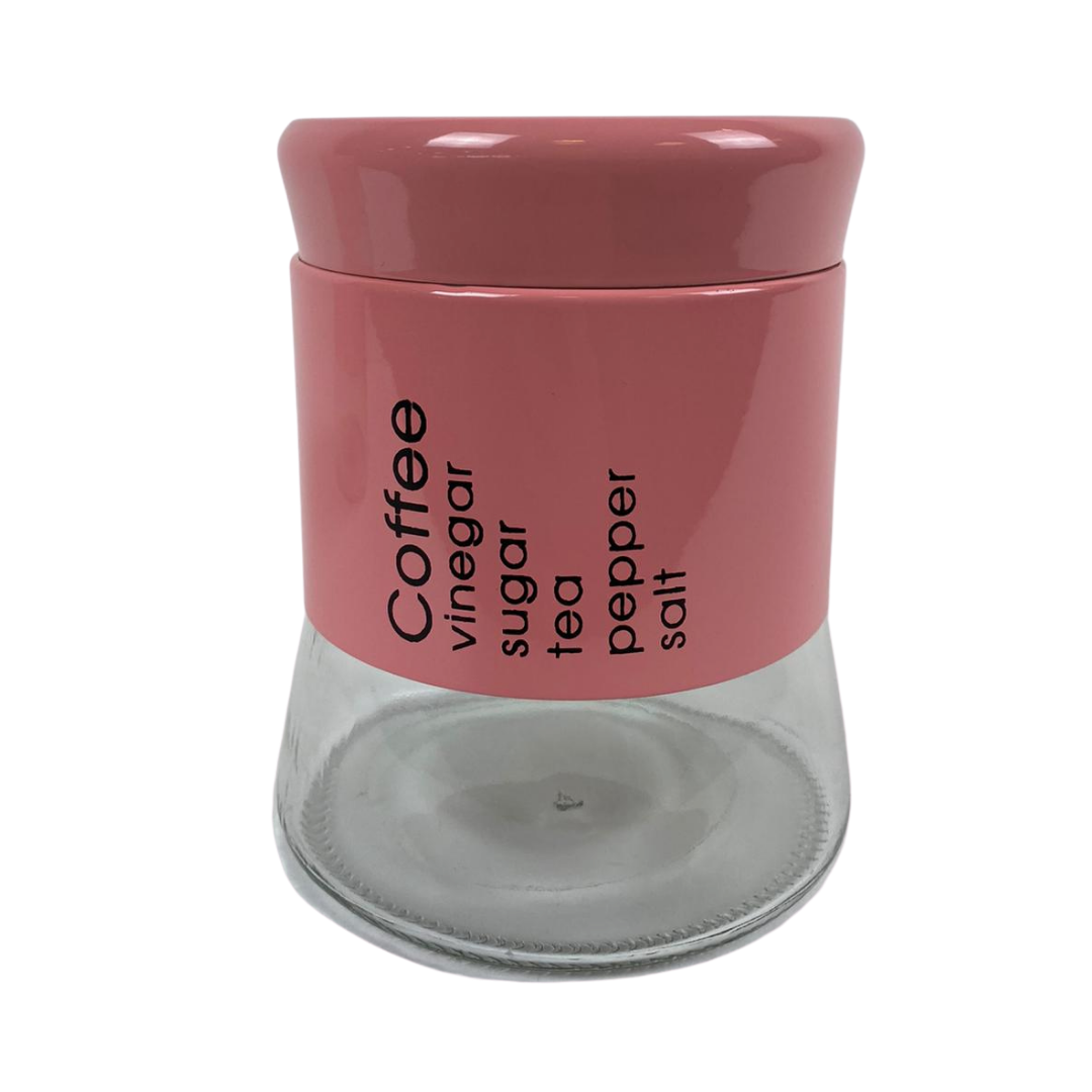 Kruidenset Roze - 9-delig - glas/metaal