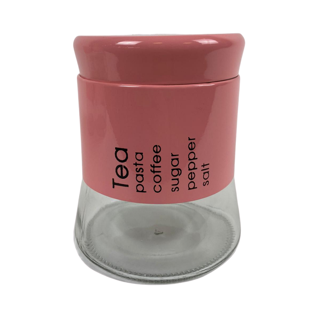 Kruidenset Roze - 9-delig - glas/metaal