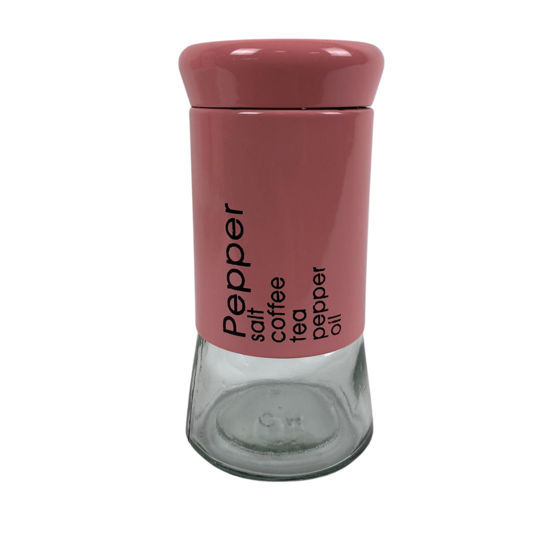 Kruidenset Roze - 9-delig - glas/metaal