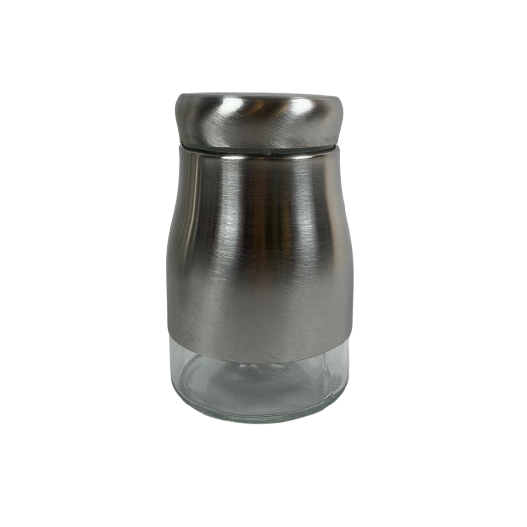 Kruidenset Zilver - 9-delig - glas/metaal