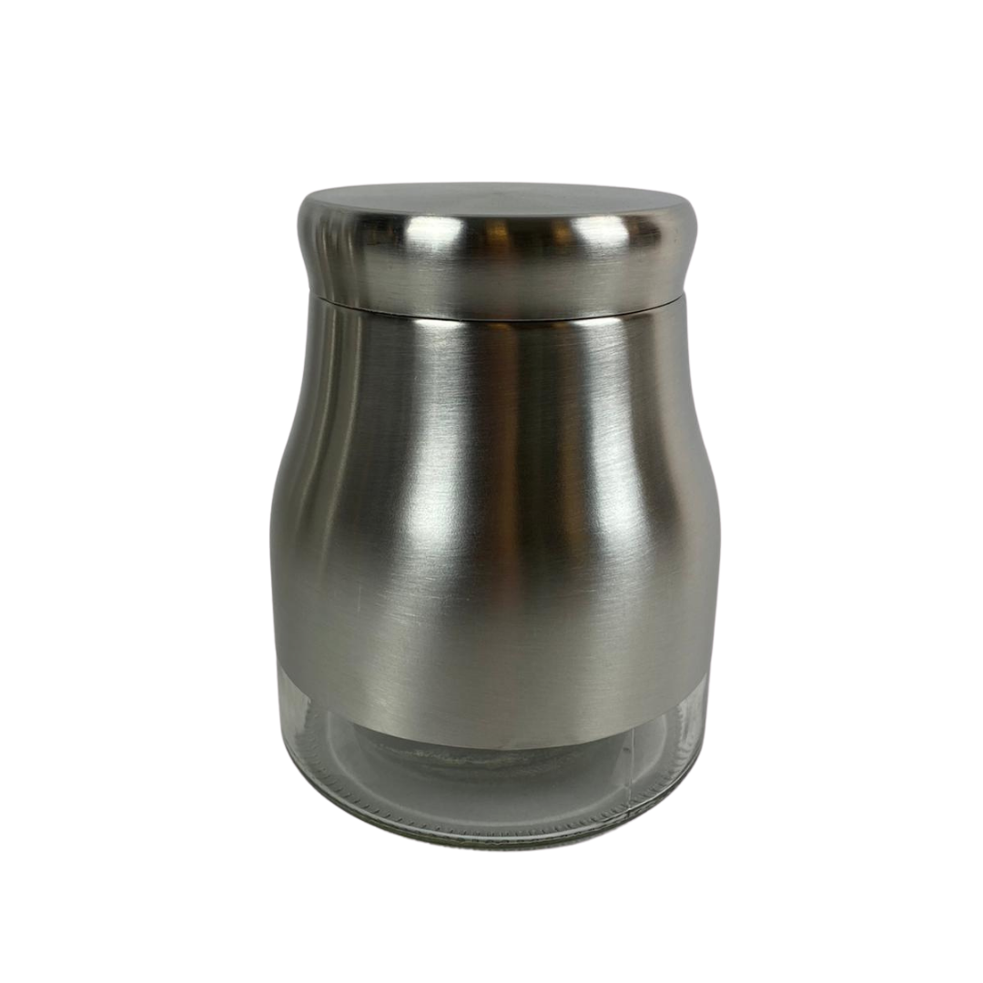 Kruidenset Zilver - 9-delig - glas/metaal