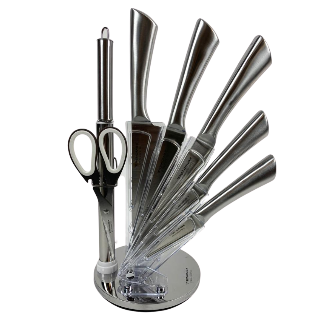 Messenset Zilver | Roestvrijstaal | 8-delig