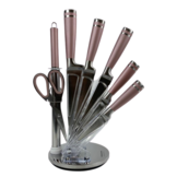 Messenset Roze | Roestvrijstaal | 8-delig