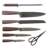 Messenset Roze | Roestvrijstaal | 8-delig